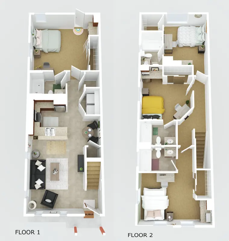 Villa Lucia — 4 Bedroom / 4 Bath floor plan